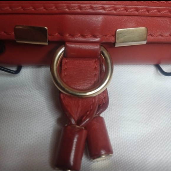 FINAL PRICE Chloé Marcie Continental Long wallet in soft red leather. - Picture 5 of 16
